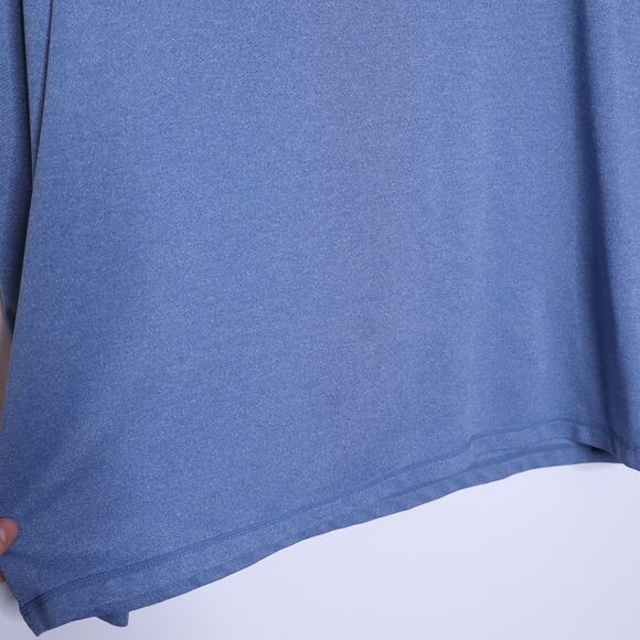 JOHNNIE-O Course Prep-Formance Long Sleeve T-Shirt Blue Active Casual Men's L - Picture 5 of 11